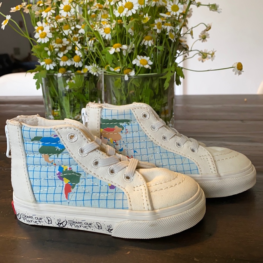 Vans Sk8-Hi Save Our Planet Collab - Toddler 6